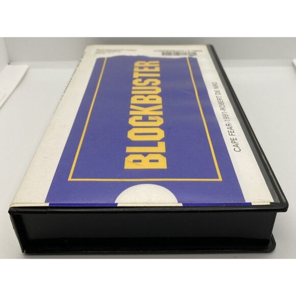 Blockbuster Cape Fear 1991 VHS Video Store Rental Movie Clamshell Case - Picture 8 of 15